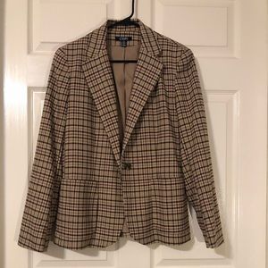 Vintage Plaid Blazer